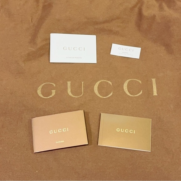 Authentic Gucci Beige Ebony GG Crystal Canvas Babouska Heart Tote Bag Large - Picture 14 of 14